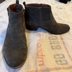 Lucky Brand Suede Ankle Booties
